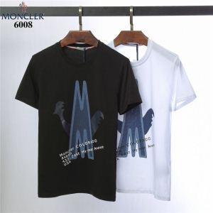 Moncler Moncler t -shirt/áo phông 2 Lựa chọn màu 2019 Mùa xuân/Mùa hè vẫn là xu hướng thương hiệu in_ Moncler Moncler_ Thương hiệu giá rẻ 