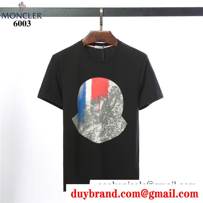 2色可選 2019春新色コスメ人気ブランド 春夏の最新トレンド モンクレール moncler tシャツ/ティーシャツ