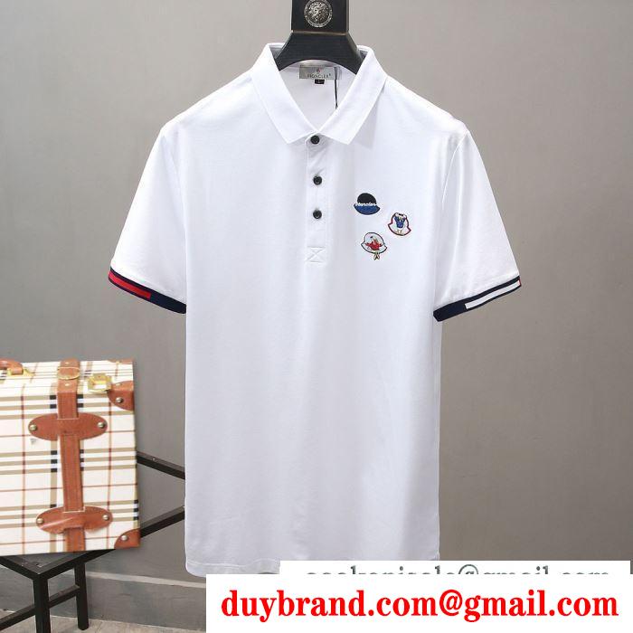 3色可選 2019年は断然オススメ スタイルアップ見えなシンプル モンクレール moncler tシャツ/ティーシャツ