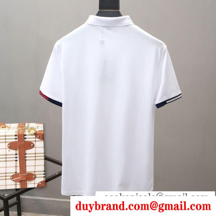 3色可選 2019年は断然オススメ スタイルアップ見えなシンプル モンクレール moncler tシャツ/ティーシャツ