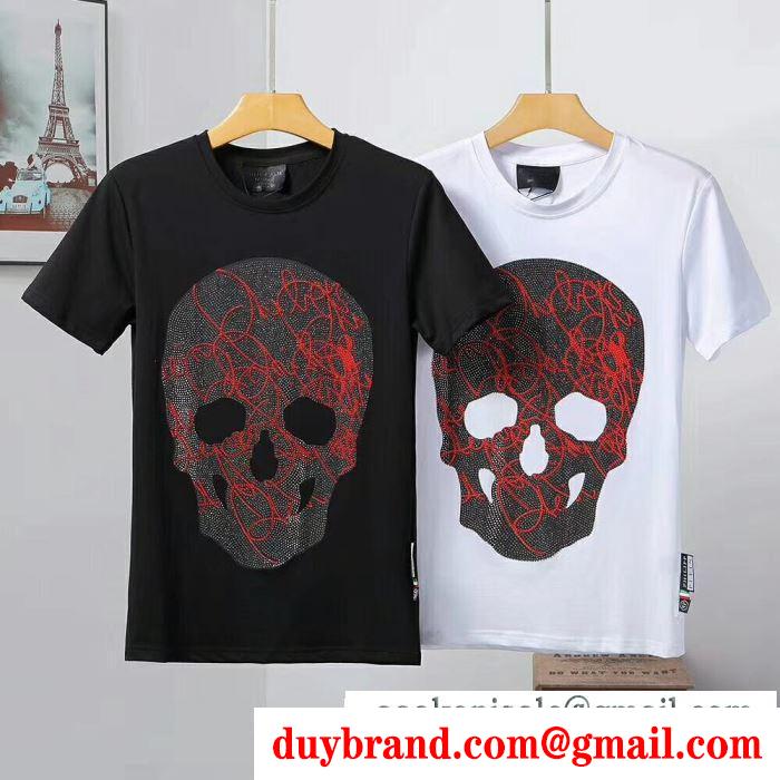 フィリッププレイン philipp plein tシャツ/ティーシャツ 2色可選 2019ss人気ブランド新作アイテム 人気にも火をつけて