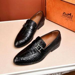 Bầu không khí tinh tế với Hermes giản dị Hermes Thời trang mới Giày kinh doanh Màu sắc Xu hướng mùa xuân / Mùa hè Giá rẻ _Hermes