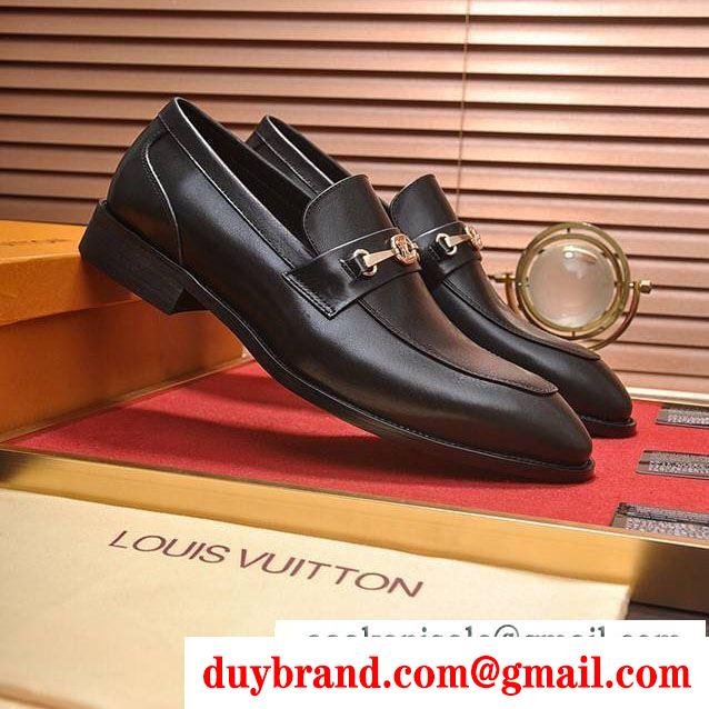 カジュアルもある絶妙な雰囲気 おしゃれに着こなせる 19年春夏アイテム安い ビジネスシューズ louis vuitton ルイ ヴィトン