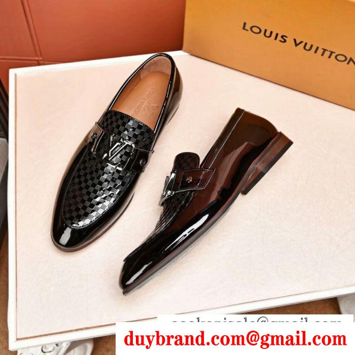 LOUIS VUITTON ルイ ヴィトン 2019春夏の爽やかトレンド ビジネスシューズ  キレイ色チェック春夏 抜け感もばっちり