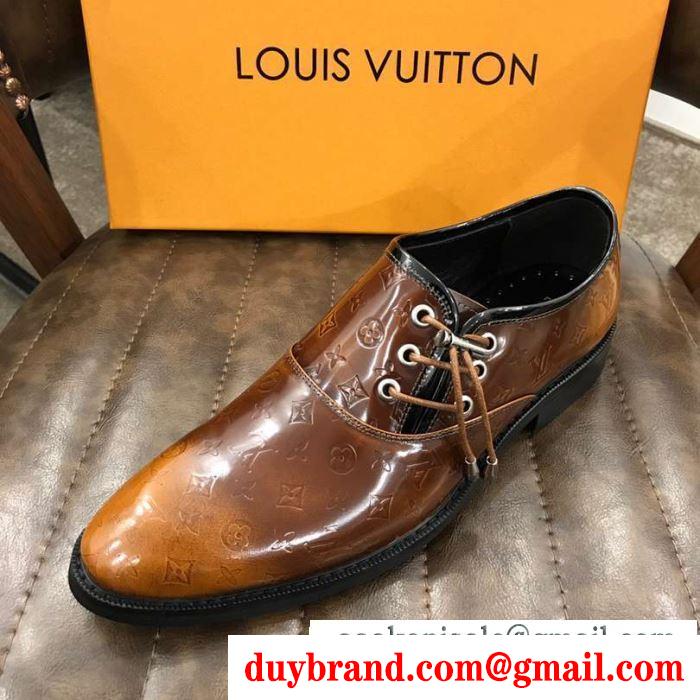 お気に入りの最新コレクション LOUIS VUITTON ルイ ヴィトン ビジネスシューズ  2色可選 19年春夏のトレンド激安