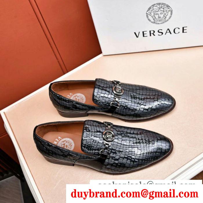 2019SSコレクションが発表 versace ヴェルサーチ おすすめファション2019人気màu sắc ビジネスシューズ