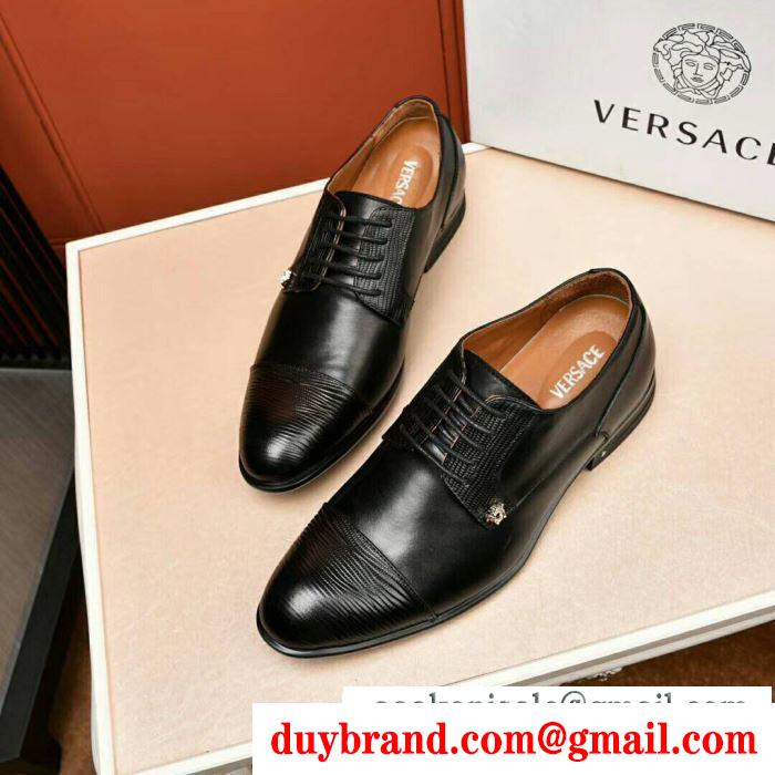 お目立ち度の高い新品 2019ssコレクションに新着 おしゃれに着こなせるビジネスシューズ versace ヴェルサーチ