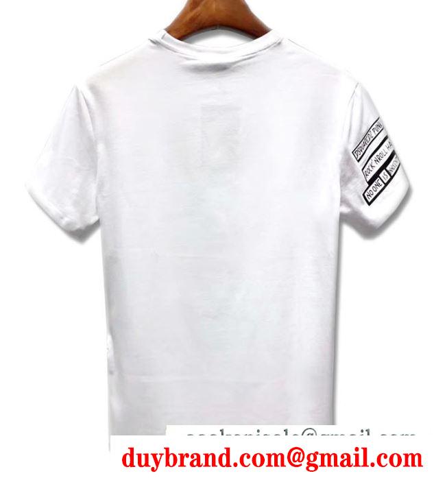 2019SS新ブーム ディースクエアード dsquared2 春夏シーズン継続トレンド新着 半袖tシャツ 大変大人気2019 3色可選