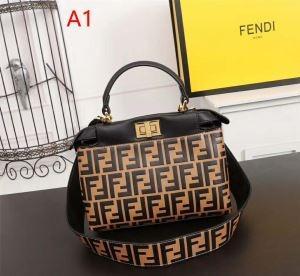 Fendi Super Fendi Limited Sale Túi xuất hiện mới Túi lớn -Capacity Women Brown Black