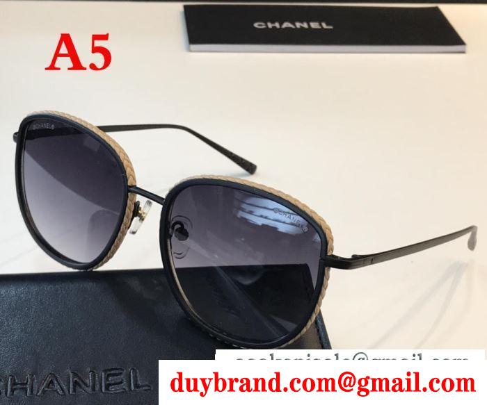 2019 spring／summer  chanel クラシックな雰囲気のトップス サングラス 多色可選