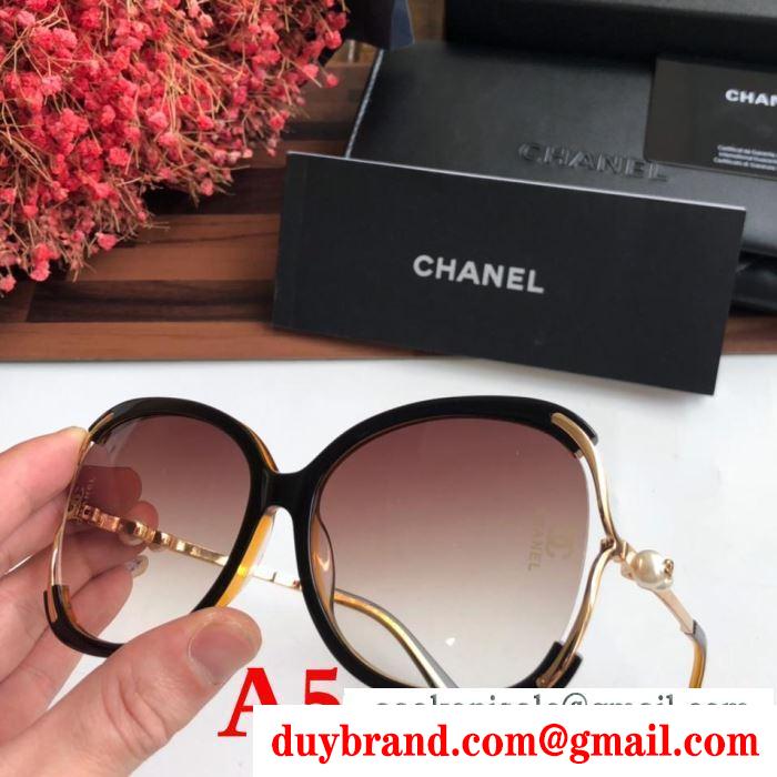 サングラス この夏押さえておきたい 多色可選  chanel 2019ssコレクションに新着