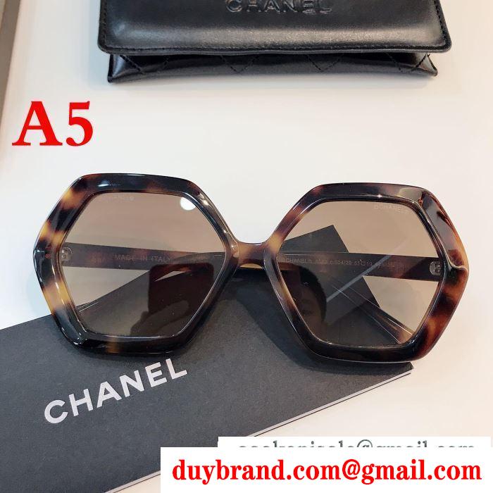 2019SSトレンドのチェック  chanel この夏最高に人気ブランド サングラス 多色可選