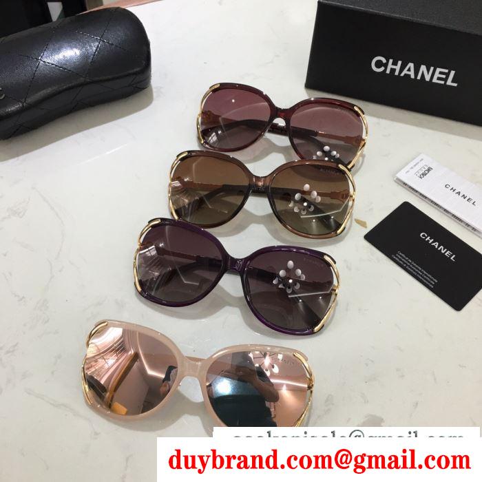 春夏2019年の最新アイテム  chanel サングラス 2019春夏注目のブランドおすすめ 4色可選
