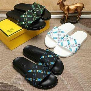 Dép dép ba màu mùa xuân / hè 2019 Fendi Fendi Màu sắc hấp dẫn nhất use_fendi fendi_ Thương hiệu giá rẻ (Lớp lớn nhất của )