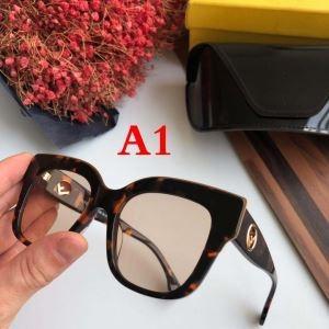 Kính râm Fendi Fendi Fendi Multi -Molored 2019SS Check_fendi Fendi_ Thương hiệu giá rẻ (Lớp lớn nhất của )