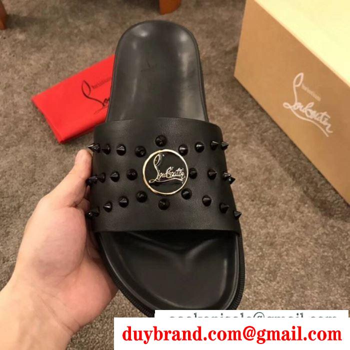 Christian louboutin2019人気新色が登場 クリスチャンルブタン サンダル トップスからチラ見える安心