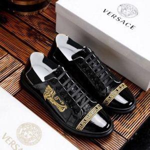 Bộ sưu tập 2019SS đã công bố thời trang ở nước ngoài Versace Versace Versace Giày thông thường 2 Màu sắc chọn