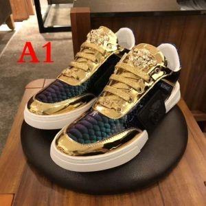 Xu hướng thời trang 2019SS Các mặt hàng tiêu chuẩn rất cần thiết cho mùa xuân và mùa hè Versace High -top Shoes 3 -colored _ Versace Versace_ Thương hiệu giá rẻ (Lớp lớn nhất của )