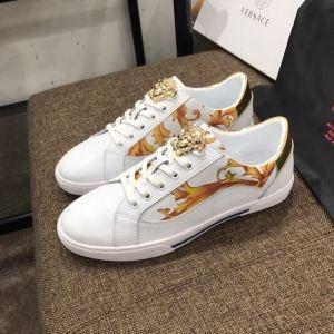 Giày thông thường 2 Màu Xuân / Hè 2019 Mùa xuân / Mùa hè mới nhất vào mùa xuân / mùa hè Versace _ Versace Versace_ Thương hiệu giá rẻ (lớn nhất )