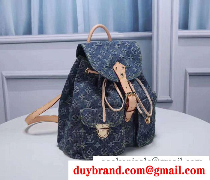 キャンパスなどに大活躍コレクション ルイ ヴィトン モノグラム コピー louis vuitton バックパック 激安 ネイビー