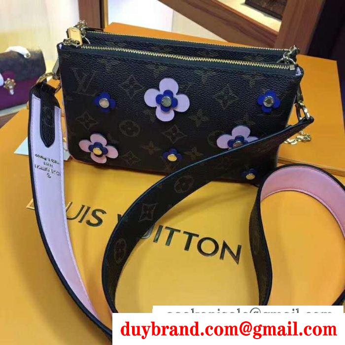 オシャレさんがお気に入りモデル louis vuitton ポシェット･ドゥーブル ジップ ルイ ヴィトン コピー ショルダーバッグ