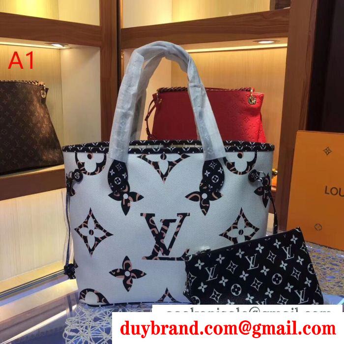 最新の注目ファッション louis vuitton ネヴァーフル mm スーパーコピー ルイヴィトン トートバッグ レディース ４色可選