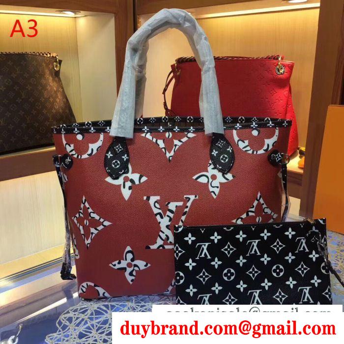 最新の注目ファッション louis vuitton ネヴァーフル mm スーパーコピー ルイヴィトン トートバッグ レディース ４色可選