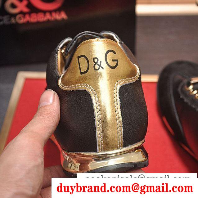 Dolce&Gabbana ドルチェ＆ガッバーナ カジュアルシューズ 2色可選 2019春夏の流行ファッション 人気を抑えて新品