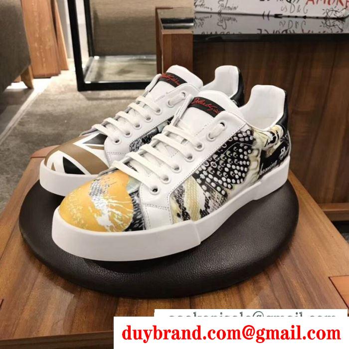昨年も人気のアイテム新品 dolce&gabbana ドルチェ＆ガッバーナ カジュアルシューズ 2019春新色コスメ人気ブランド