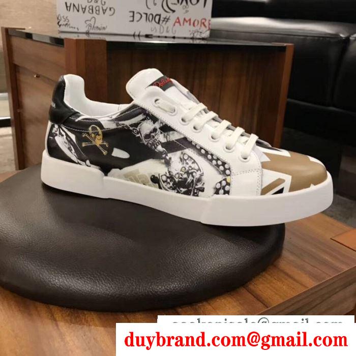 昨年も人気のアイテム新品 dolce&gabbana ドルチェ＆ガッバーナ カジュアルシューズ 2019春新色コスメ人気ブランド