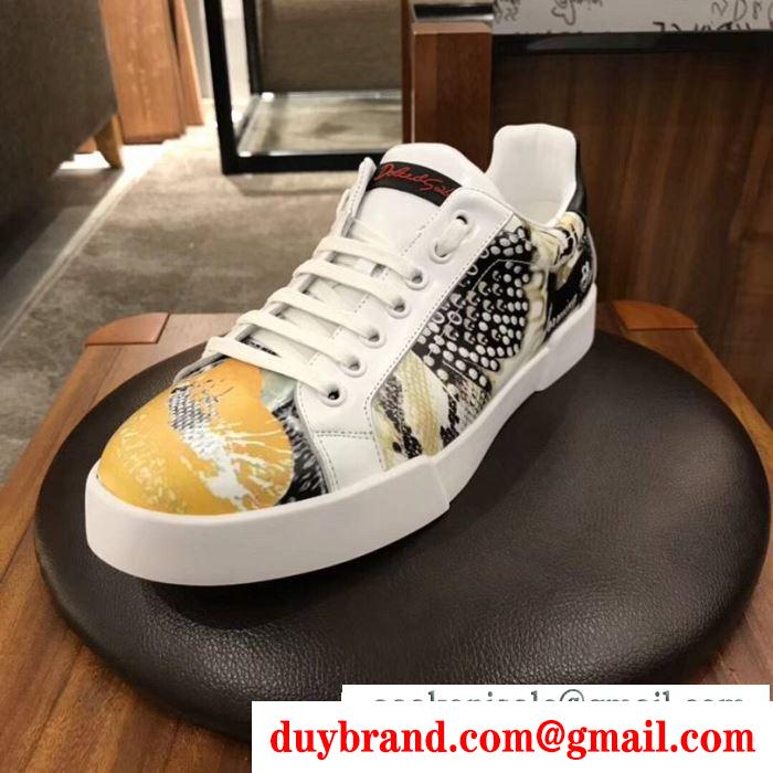 昨年も人気のアイテム新品 dolce&gabbana ドルチェ＆ガッバーナ カジュアルシューズ 2019春新色コスメ人気ブランド