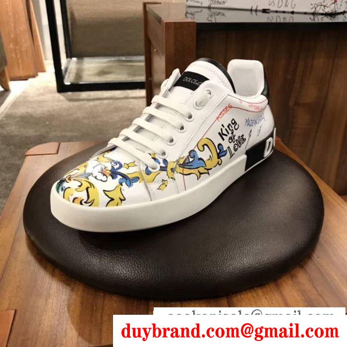 カジュアルシューズ 人気ファッション雑誌でも掲載 2019ss最安値春夏ファション dolce&gabbana ドルチェ＆ガッバーナ