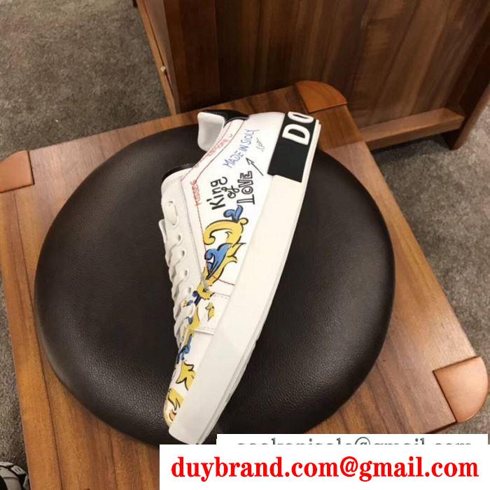 カジュアルシューズ 人気ファッション雑誌でも掲載 2019ss最安値春夏ファション dolce&gabbana ドルチェ＆ガッバーナ
