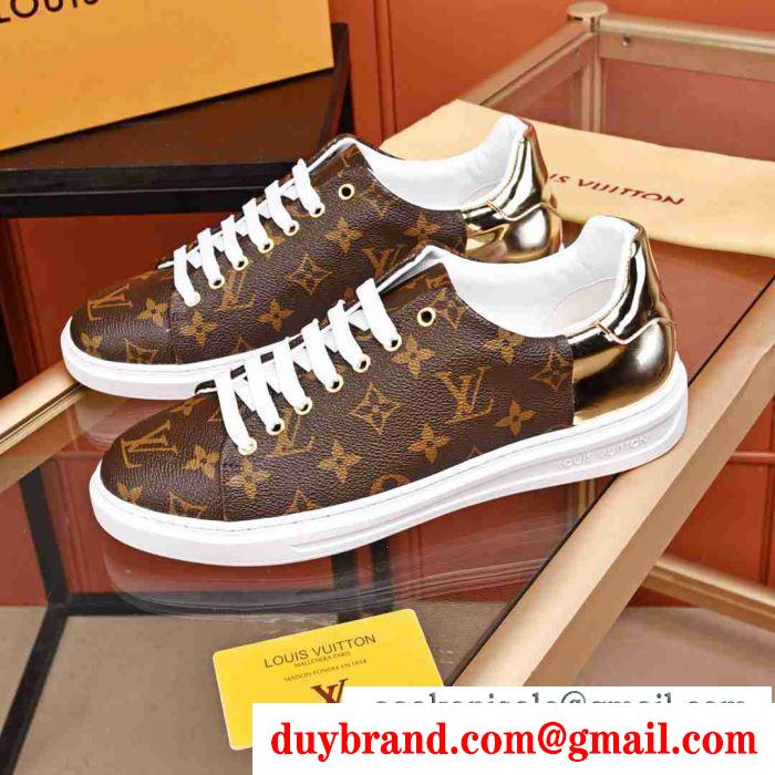 2色可選 カジュアルシューズ 夏に爆発的な人気 2019春新色コスメ人気ブランド louis vuitton ルイ ヴィトン