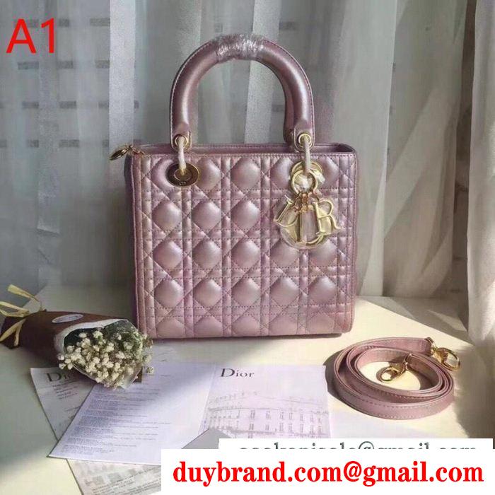 ファッション感が満点コレクション新品！ dior lady dior calfskin bag ディオール レディース トートバッグ コピー 4色選択可