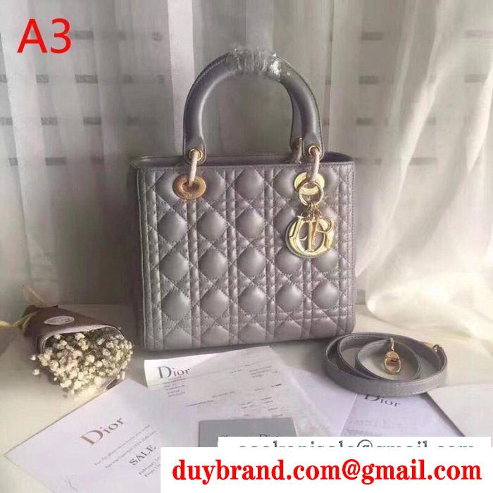 ファッション感が満点コレクション新品！ dior lady dior calfskin bag ディオール レディース トートバッグ コピー 4色選択可