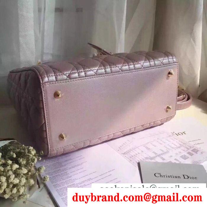 ファッション感が満点コレクション新品！ dior lady dior calfskin bag ディオール レディース トートバッグ コピー 4色選択可