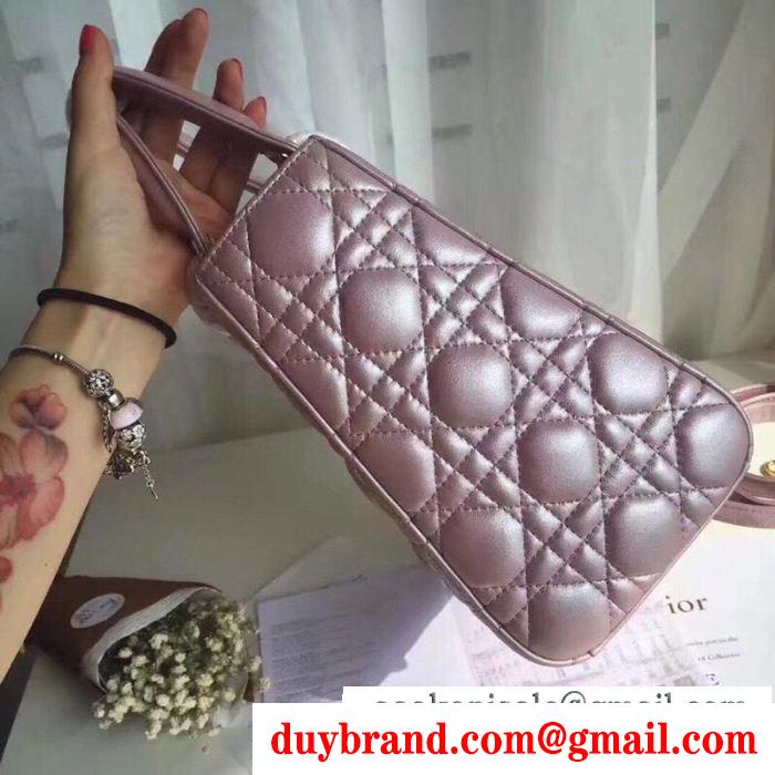 ファッション感が満点コレクション新品！ dior lady dior calfskin bag ディオール レディース トートバッグ コピー 4色選択可