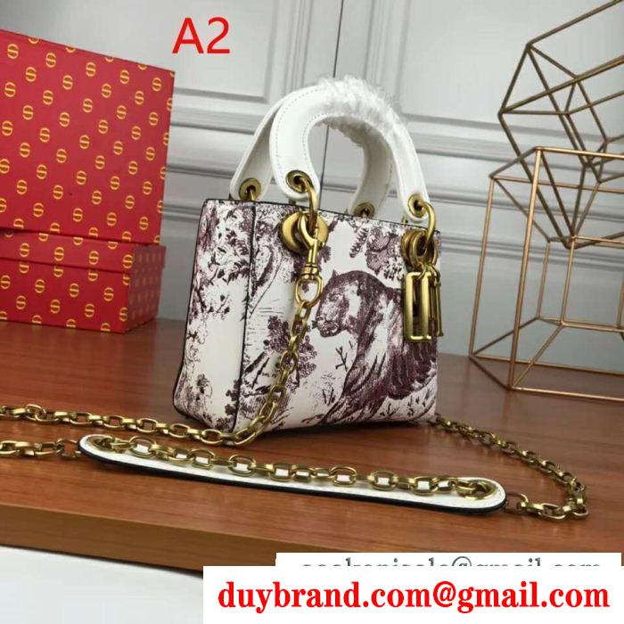 高く注目されたモデル mini lady dior toile de jouy bag ディオール レディース ショルダーバッグ コピー ２色可選 m0505osnh_m37e