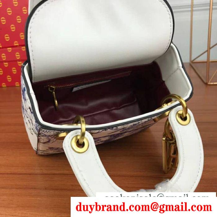高く注目されたモデル mini lady dior toile de jouy bag ディオール レディース ショルダーバッグ コピー ２色可選 m0505osnh_m37e