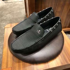Xu hướng 2019SS Kiểm tra Philipp Plein Philip Plein Giày thông thường có phong cách thương hiệu