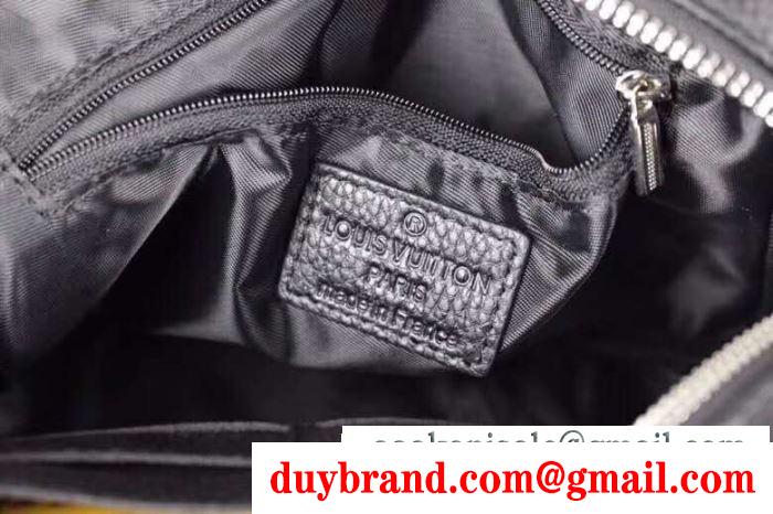 最新の注目された人気コレクション ルイ ヴィトン コピー 激安 louis vuitton メンズ ショルダーバッグ ブラック ロゴディテール