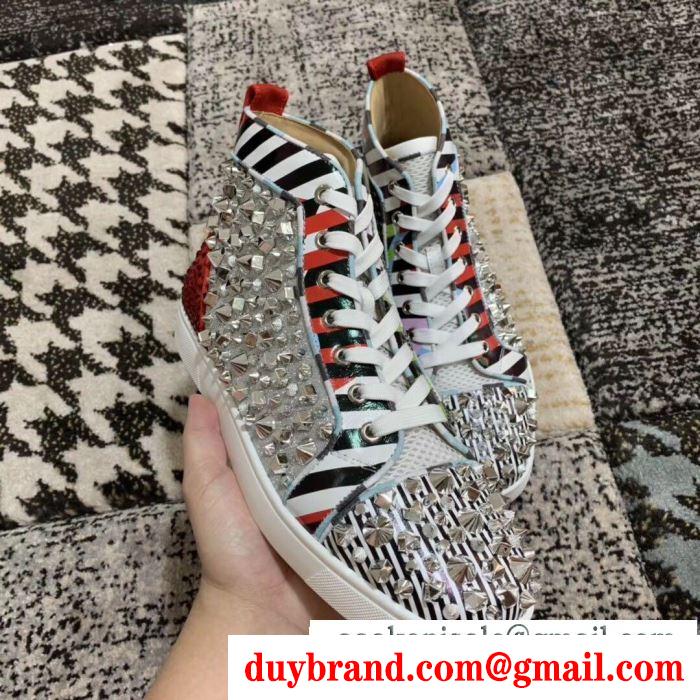 スニーカー、靴 大人のため上品 クリスチャンルブタン CHRISTIAN LOUBOUTIN 2019年トレンド情報 抜群なブランドプリント