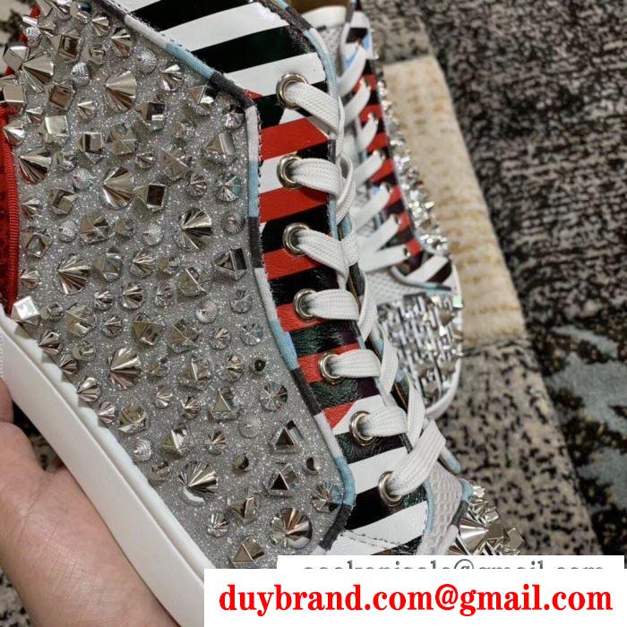 スニーカー、靴 大人のため上品 クリスチャンルブタン CHRISTIAN LOUBOUTIN 2019年トレンド情報 抜群なブランドプリント