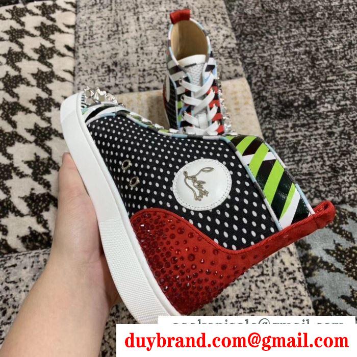 スニーカー、靴 大人のため上品 クリスチャンルブタン CHRISTIAN LOUBOUTIN 2019年トレンド情報 抜群なブランドプリント