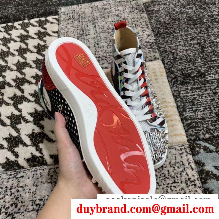 スニーカー、靴 大人のため上品 クリスチャンルブタン CHRISTIAN LOUBOUTIN 2019年トレンド情報 抜群なブランドプリント