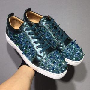 Christian Lubutan Christian Louboutin 2019 Màu sắc mới phổ biến xuất hiện giày thể thao, giày mùa xuân / mùa hè phong cách làm mới _Ristian louboutin_ Thương hiệu giá rẻ 