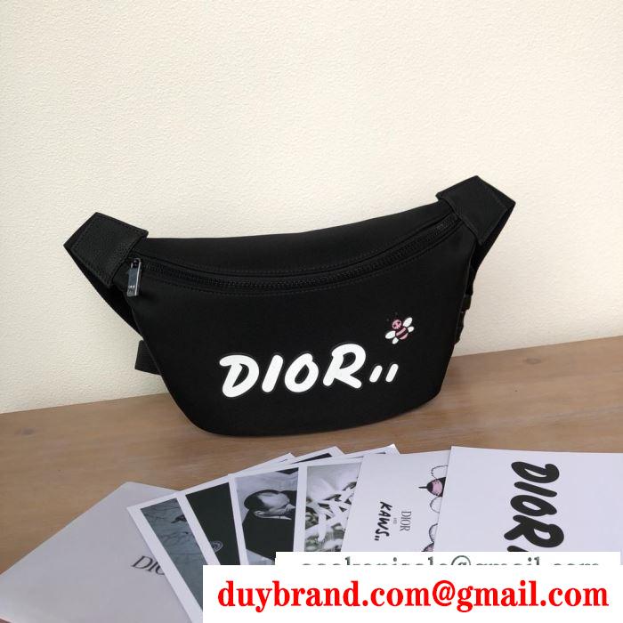 ウエストバッグ メンズ dior ディオール 可愛いデザインに大歓迎 コピー 激安 通勤通学 ブラック ３色可選 1kwpo100yle_h03e
