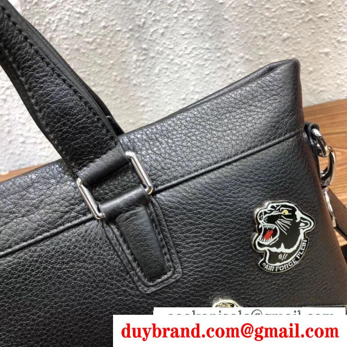 PHILIPP plein フィリッププレイン 期間限定セール メンズ ショルダーバッグ ブランド コピー ブラック 品質保証 2wayバッグ