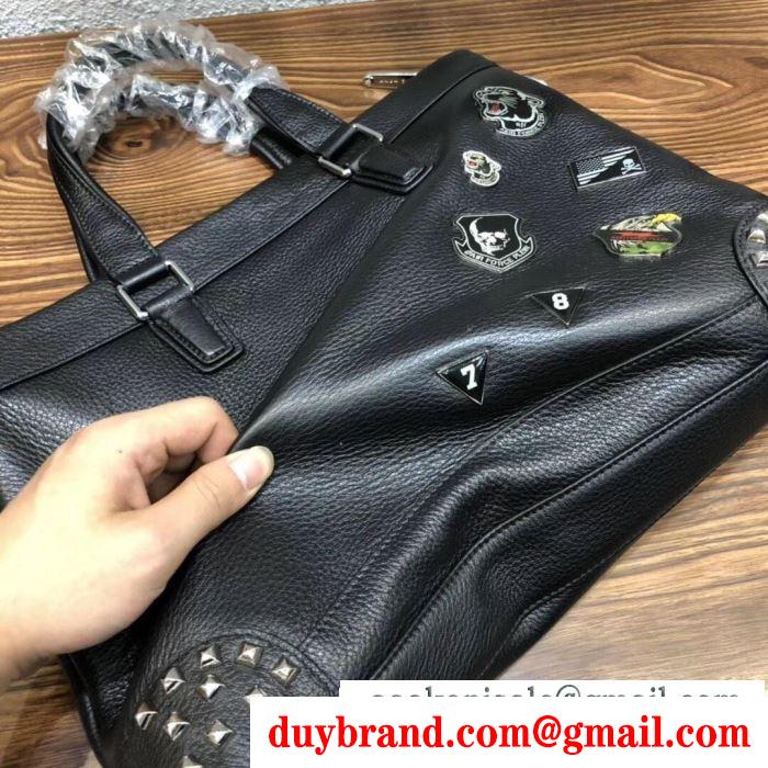 PHILIPP plein フィリッププレイン 期間限定セール メンズ ショルダーバッグ ブランド コピー ブラック 品質保証 2wayバッグ